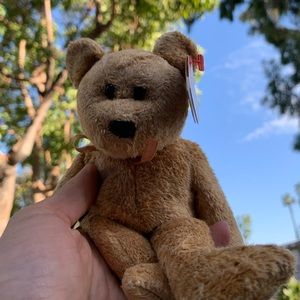 $20/2 Ty Beanie Baby Bear Cashew 2000 NWT
